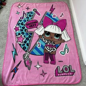 LOL Surprise‎ fleece blanket 60"x45"